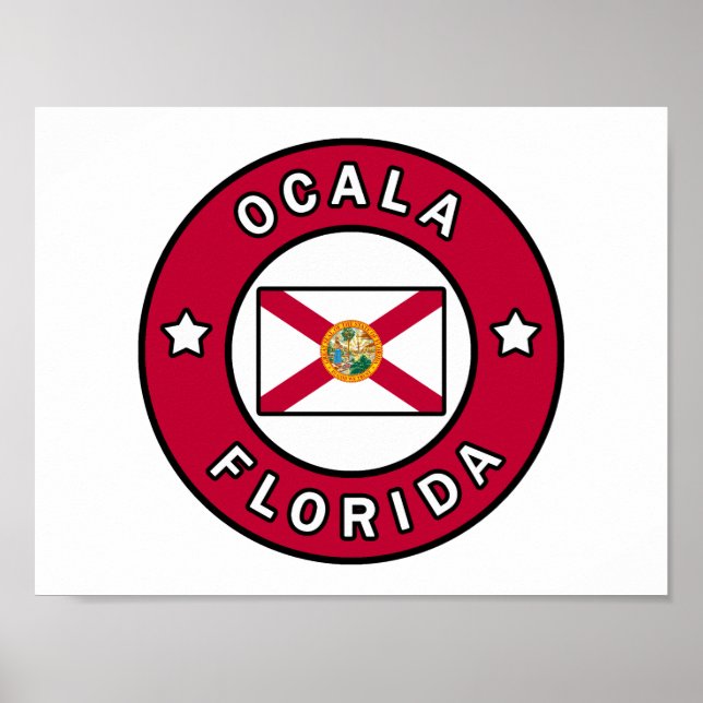 Póster Ocala Florida (Frente)