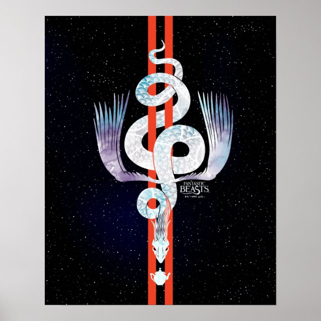 Póster Ocamy de bestias fantásticas (Frente)