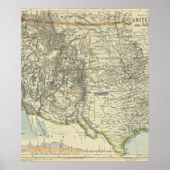 Póster Occidental de EE.UU. (Frente)