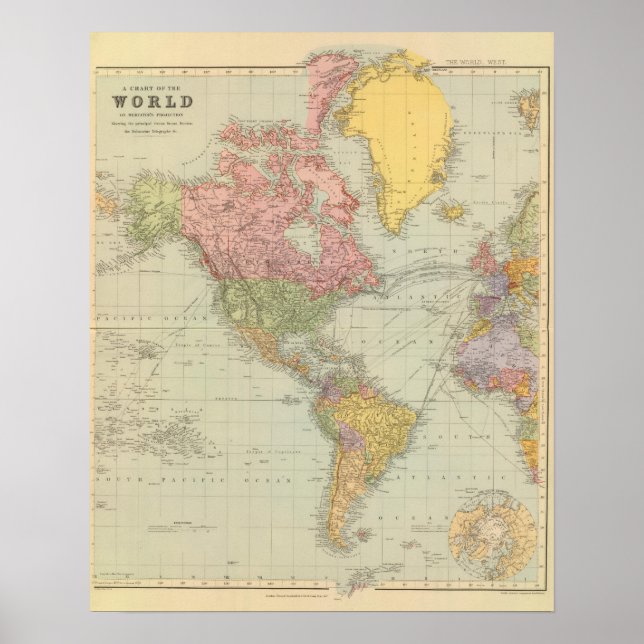 Póster Occidente mundial (Frente)