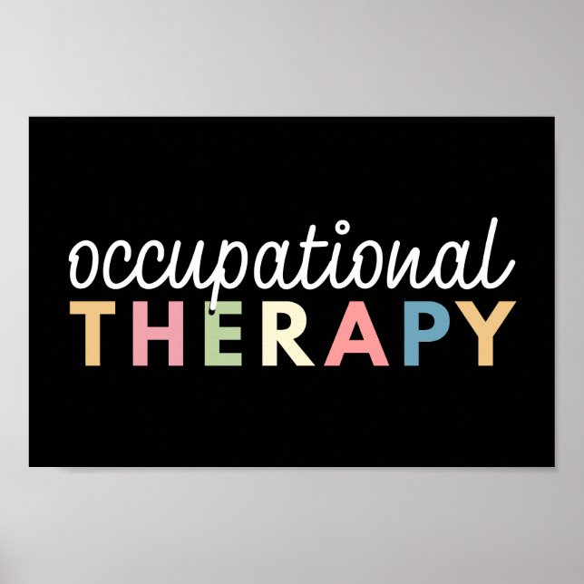 Póster Occupational Therapy COTA Therapist (Frente)