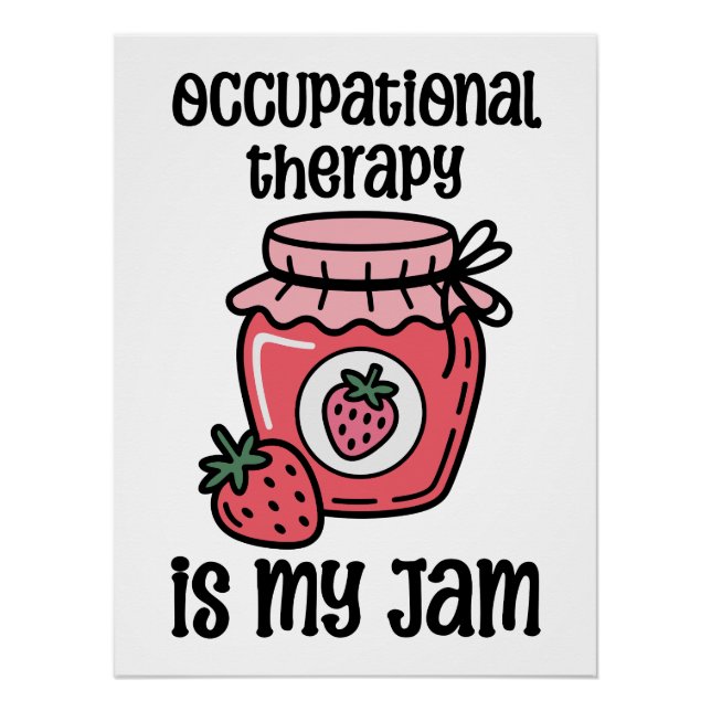Póster Occupational Therapy Funny Quote (Anverso)