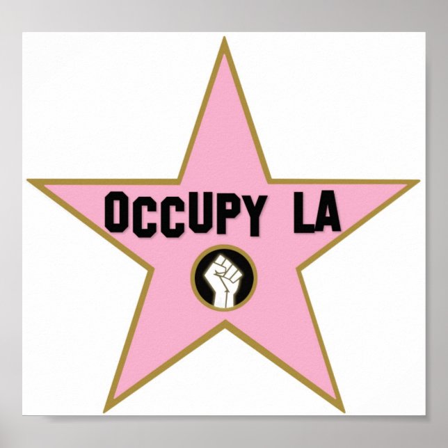 Póster Occupy Los Ángeles (Frente)