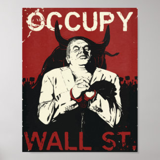 Póster Occupy Wallstreet Print, Value Poster Paper 