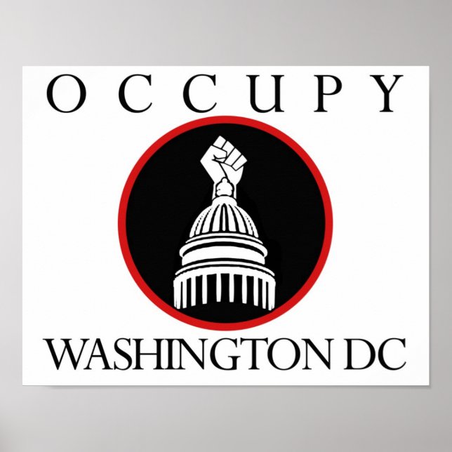 Póster Occupy Washington DC (Frente)