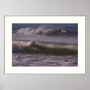 Póster Ocean Beach Waves Print