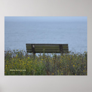 Póster Ocean Bench