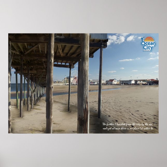 Póster Ocean City Inlet (Frente)