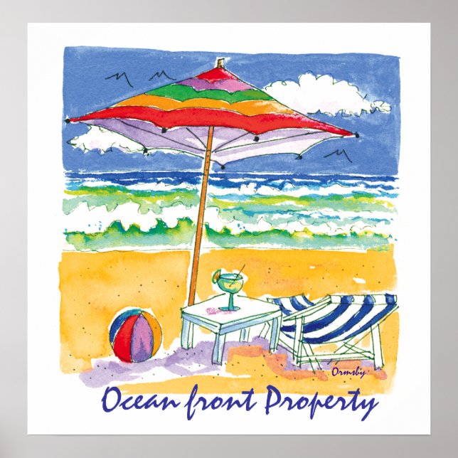 Póster Ocean-Front-Property-poster (Frente)