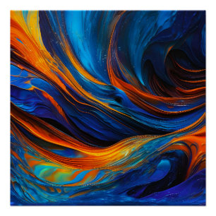 Póster Ocean Lava "Astralswirl"