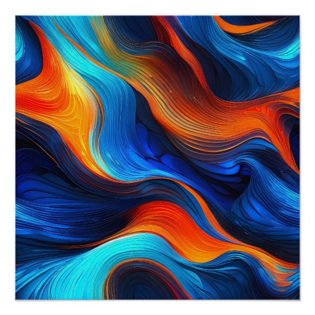 Póster Ocean Lava "Oceanforge" (Anverso)