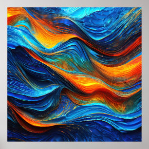 Póster Ocean Lava "Piroquático"