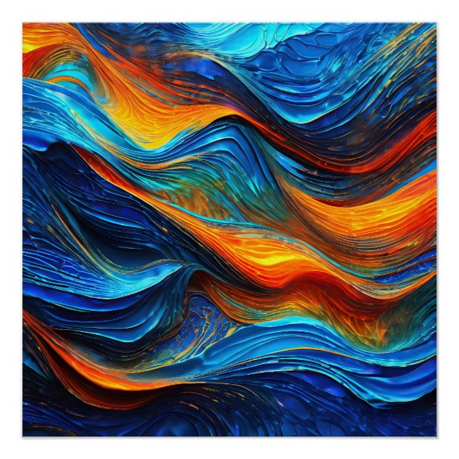 Póster Ocean Lava "Piroquático" (Anverso)