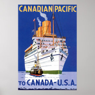PÓSTER OCEAN LINER EMPRESS