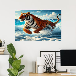 Póster Ocean Run: La Majestad del Tigre de Bengala