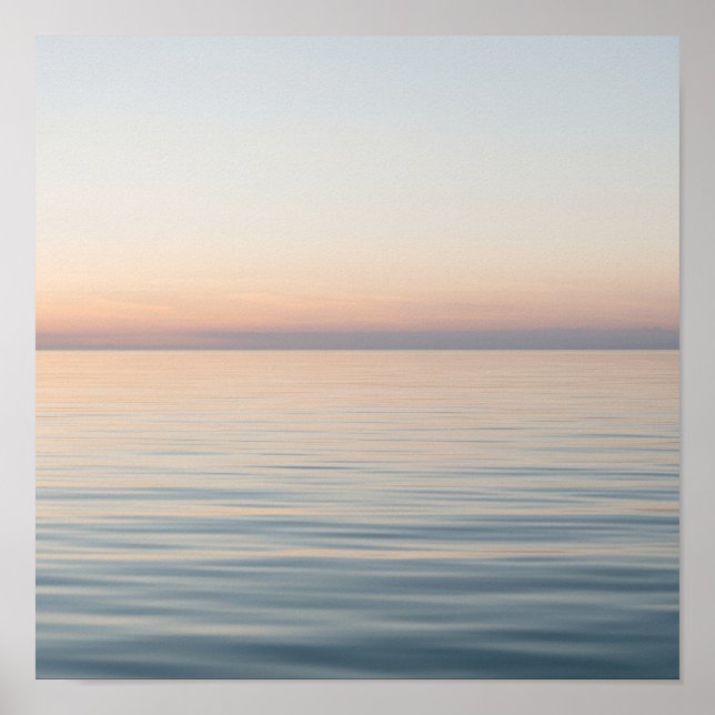 Póster Ocean Serenity at Sunset (Frente)