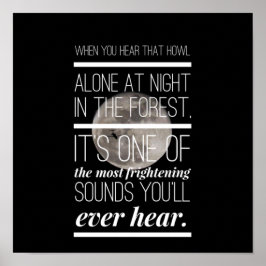 Póster Ocean Shark Quote