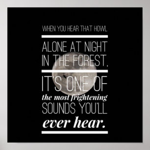 Póster Ocean Shark Quote