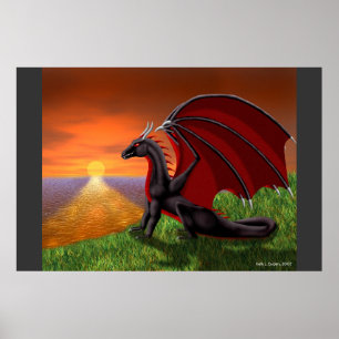 Póster Ocean Sunset