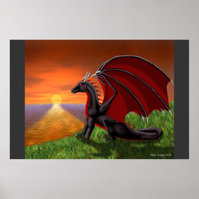 Póster Ocean Sunset (Frente)