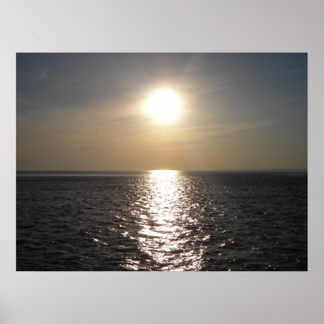Póster Ocean Sunset 2 (Frente)