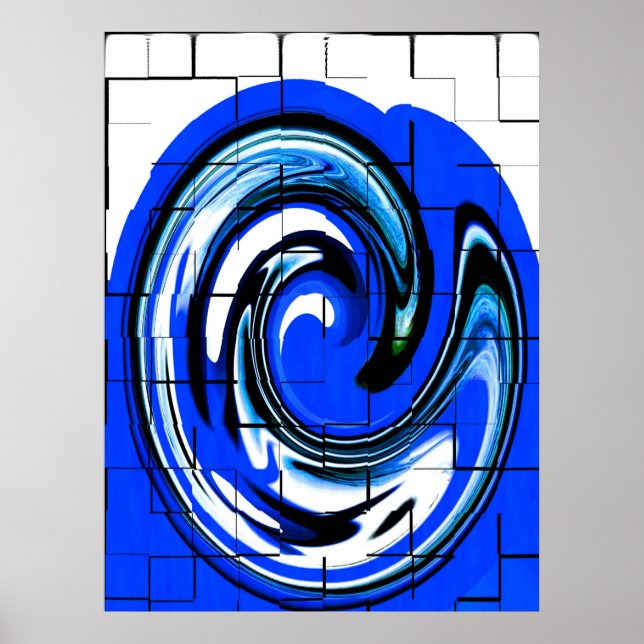 Póster Ocean wave art (Frente)
