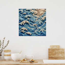 Póster Ocean Waves