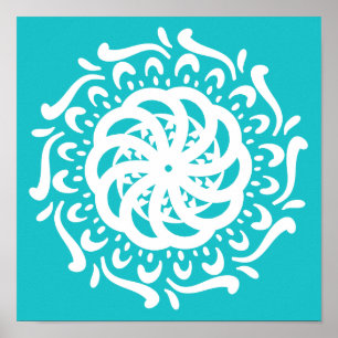 Póster Oceana Mandala