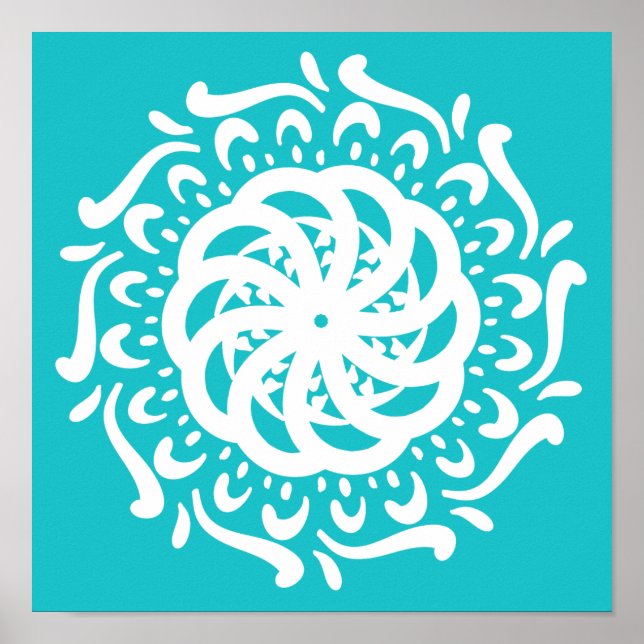 Póster Oceana Mandala (Frente)