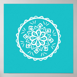 Póster Oceana Mandala