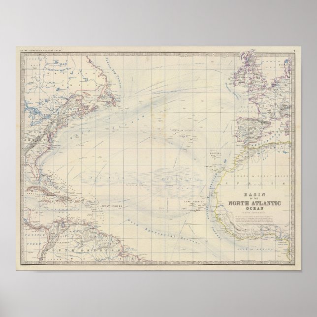 Póster Océano Atlántico (Frente)