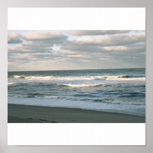 Póster Océano Atlántico, NC (Frente)