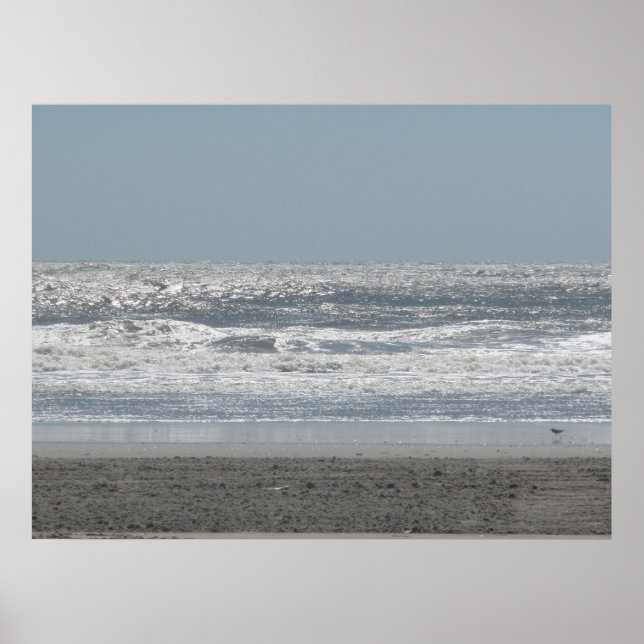 Póster Océano brillante (Frente)