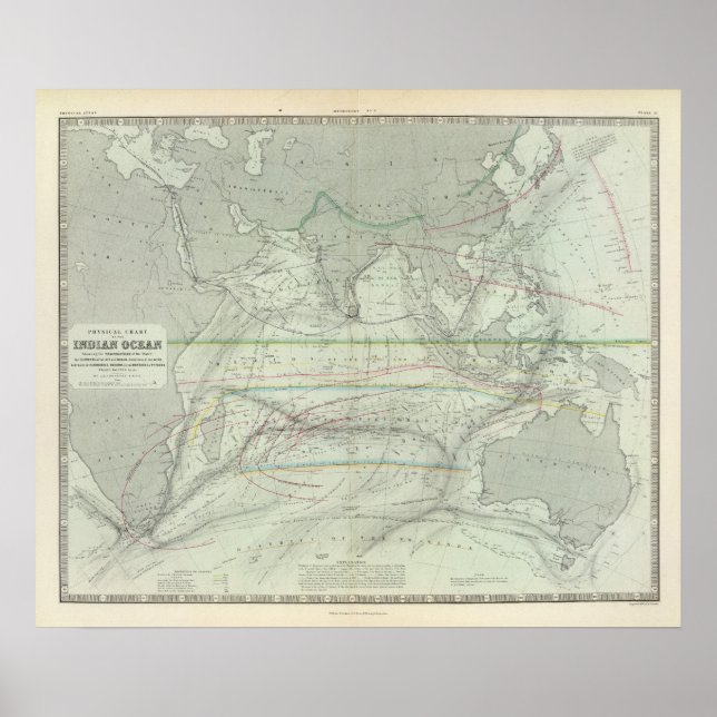 Póster Océano Índico 2 (Frente)