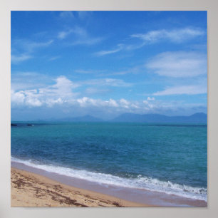 Póster océano, naturaleza, agua, cielo, viajes, playa,