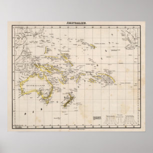 Póster Océano Pacífico