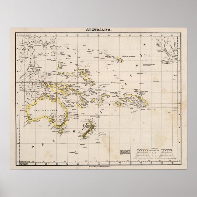 Póster Océano Pacífico (Frente)