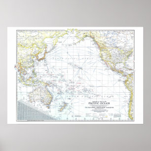 Póster "Océano Pacífico: 1942 el teatro de la guerra…