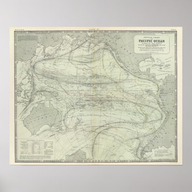 Póster Océano Pacífico 4 (Frente)