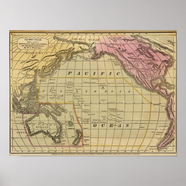 Póster Océano Pacífico 8 (Frente)