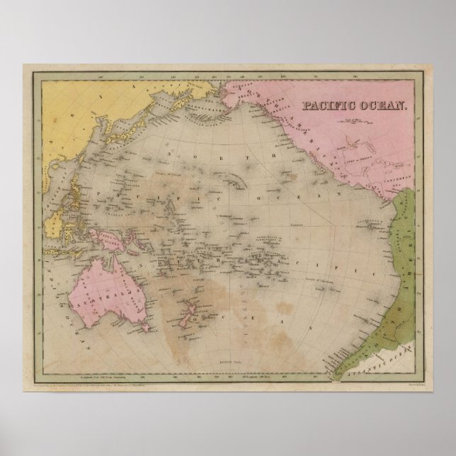 Póster Océano Pacífico 8 (Frente)