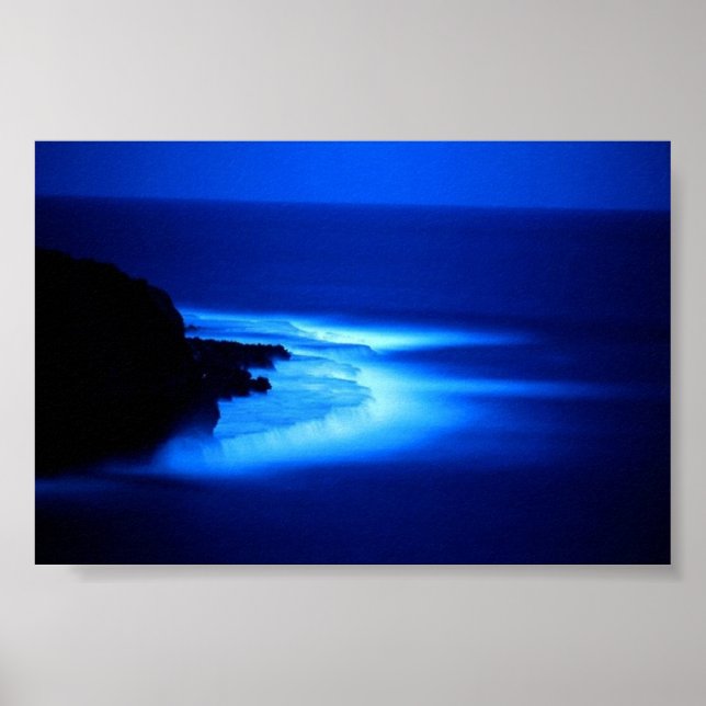 Póster Océano por la noche (Frente)