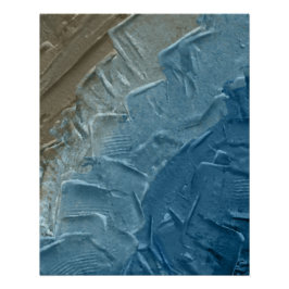 Póster Ocean's Edge: Una pintura digital de la tranquilid