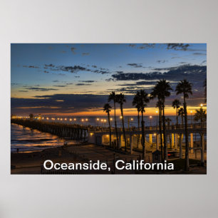 Póster Oceanside, Poster de California
