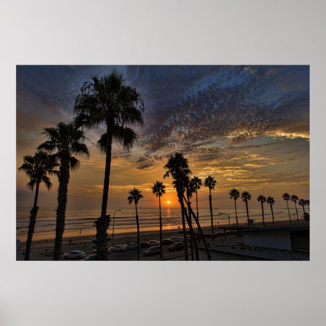 Póster Oceanside Sunset (Frente)