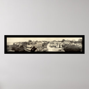 Póster Oceanview Marblehead Photo 1908