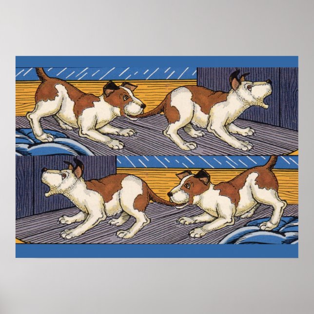 Póster ¡OCHE! perro muerde a perro (Frente)