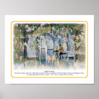 Póster Octavo tamaño de Beatitude 8.5x11