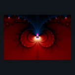 Póster Octo - Fractal<br><div class="desc">Stunning mandelbrot fractal in dark red. This fractal is a zoom of the famous mandelbrot set,  no layer or photoshop effects have been added (less is more). Rendered at very high resolution.</div>