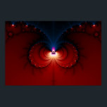 Póster Octo - Fractal<br><div class="desc">Stunning mandelbrot fractal in dark red. This fractal is a zoom of the famous mandelbrot set, no layer or photoshop effects have been added (less is more). Rendered at very high resolution.</div>
